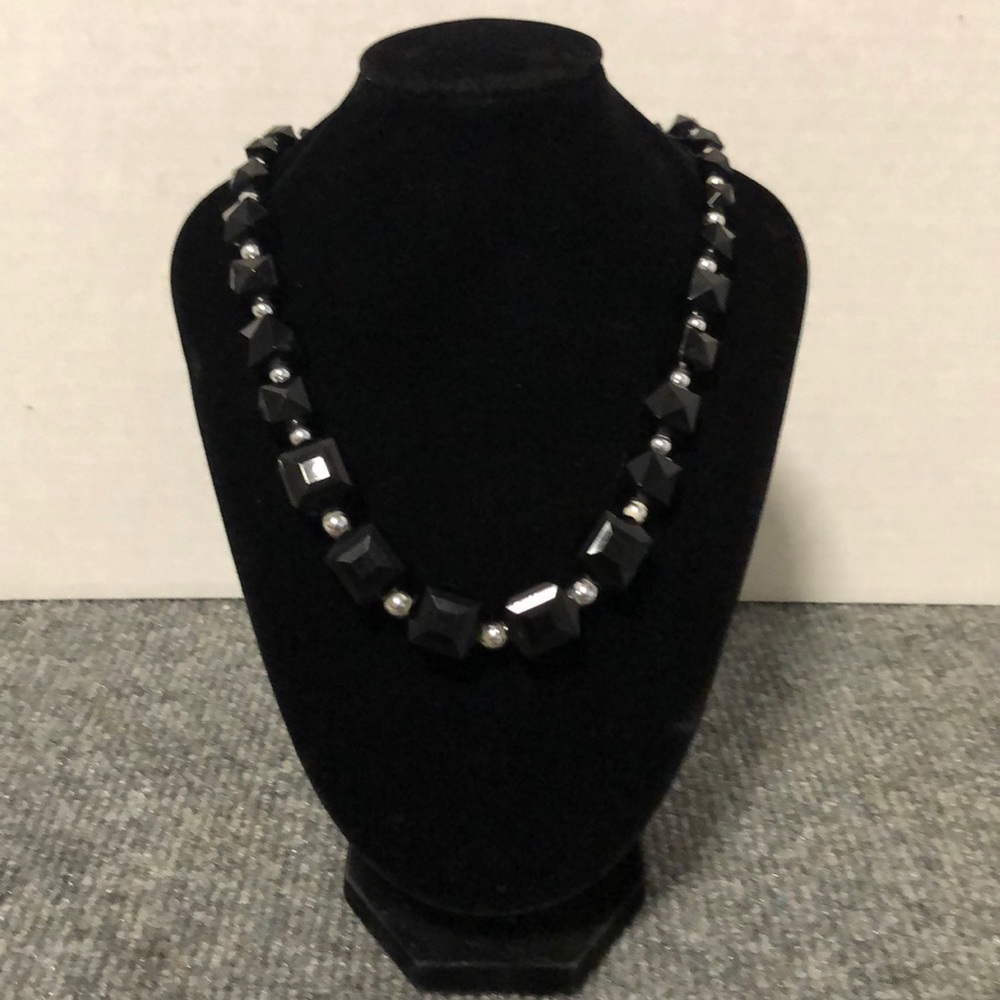 Black & Silver Chocker Necklace